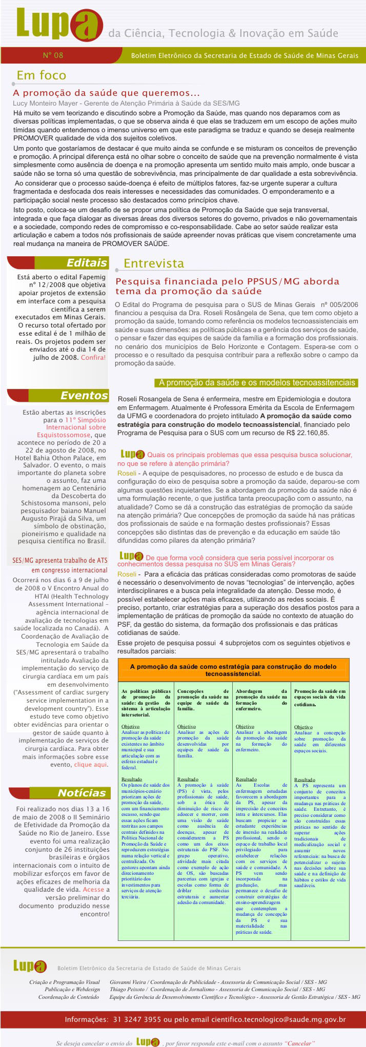 Lupa - 8ª edição Lupa - 8ª edição