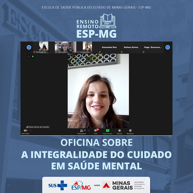 Superintendente de Educação e Pesquisa da ESP-MG, Flávia Carvalho.