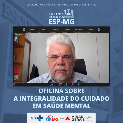 O professor Pedro Gabriel Godinho Delgado falou sobre a Reforma Psiquiátrica e Atenção Psicossocial durante a aula inaugural.