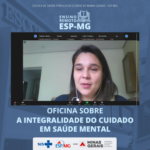 A trabalhadora da ESP-MG, Alessandra Rios de Faria é uma das coordenadoras da Oficina.