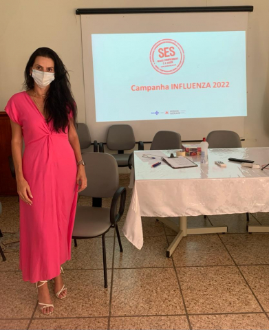 Laura de Oliveira Silva - Referência Técnica de Imunização da SRS de Patos de Minas - Foto: Nathália Vidal