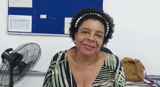 A coordenadora do NUVEPI, Márcia Silva