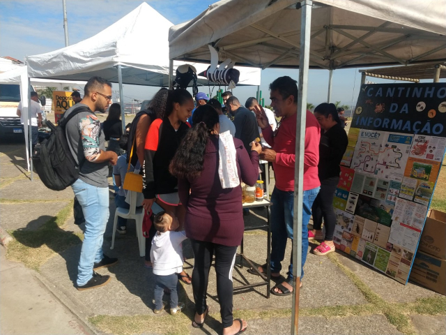 Ação de mobilização social contra o Aedes no município de Ibirité