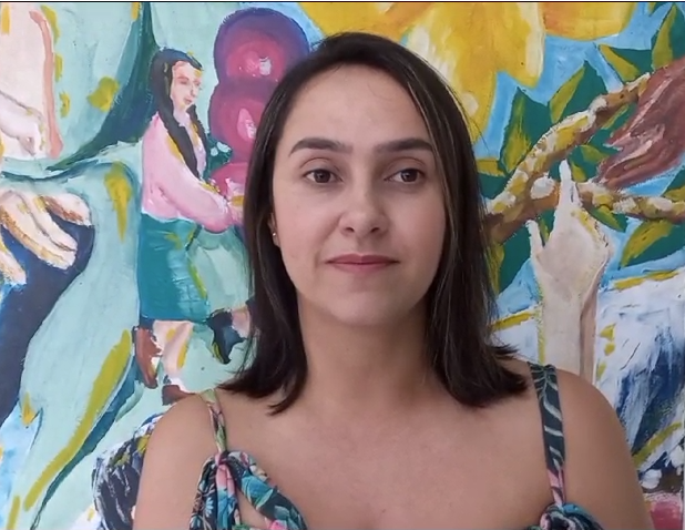 Referência técnica da Rede de Atenção Psicossocial da SRS Varginha, Luana de Sousa Silva - Foto: SRS Varginha