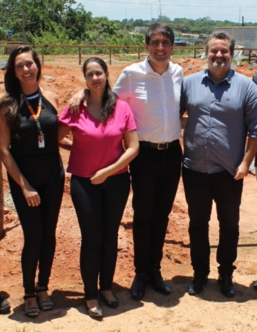 Visita ao canteiro de obras de duas novas Unidades Básicas de Saúde 