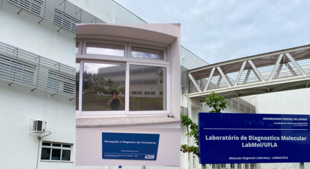Fachada do laboratório apresentada por Bruno Borges no evento em Varginha