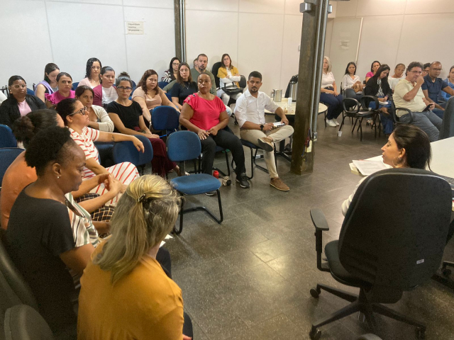 Reunião da Comissão de Violência Sexual na SRS Uberaba no dia 26/3