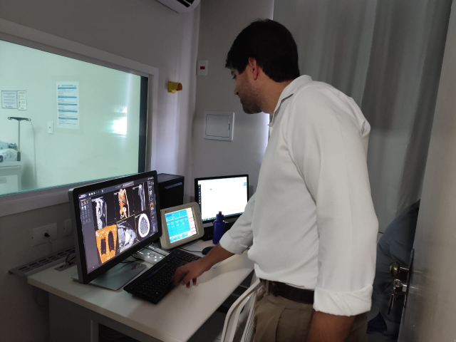 Tomógrafo inaugurado no Hospital São João no município de São João Nepomuceno