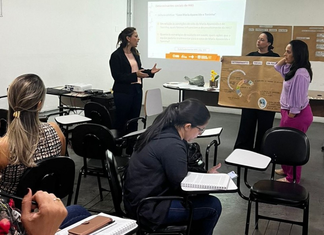 Reunião do Saúde em Rede realizada no auditório da SRS Governador Valadares