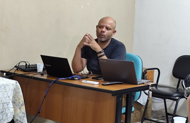 A ofcina foi ministrada por Gilmar José Coelho Rodrigues, coordenador estadual dos Programas de Doenças Transmissíveis Agudas da Diretoria de Doenças Transmissíveis e Imunização