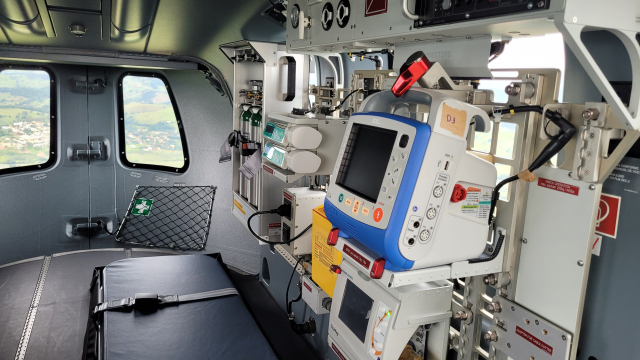 Os novos helicópteros são UTIs aéreas que vão ajudar a salvar vida em todo o estado