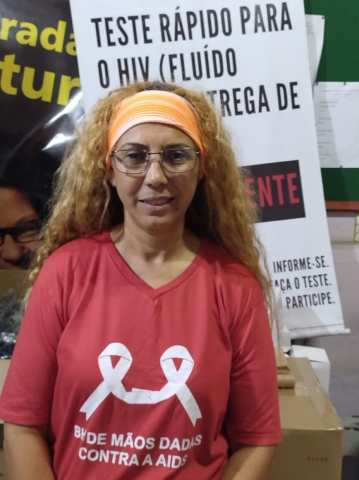 Cida Vieira, diretora-geral da Associação das Prostitutas de Minas Gerais (Aprosmig) - Foto: Leandro Heringer